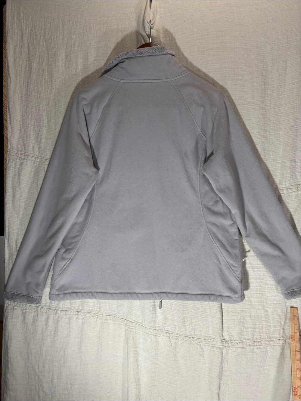 The North Face Women’s Apex Barrier Soft Shell Gray Fleece Full-Zip Jacket L - Picture 10 of 10